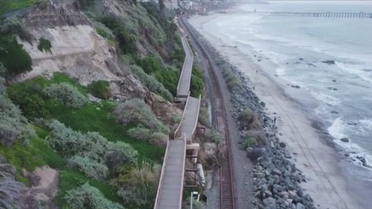 Passenger rail service through San Clemente suspended for emergency repairs
